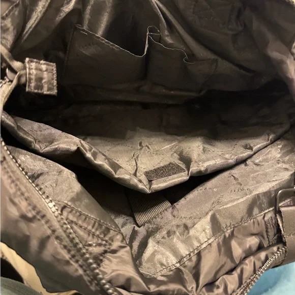 BUGATTI Black Quilted Tote Bag